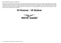 Moto guzzi V9 - Roamer - Bobber - Owners manual 2016-0